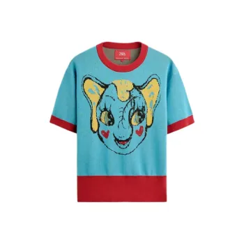 ZARA Harry Lambert Co brand T Shirts Unisex Blue