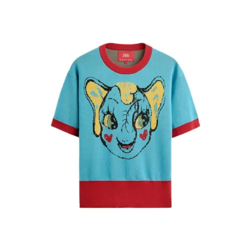 ZARA Harry Lambert Co brand T Shirts Unisex Blue