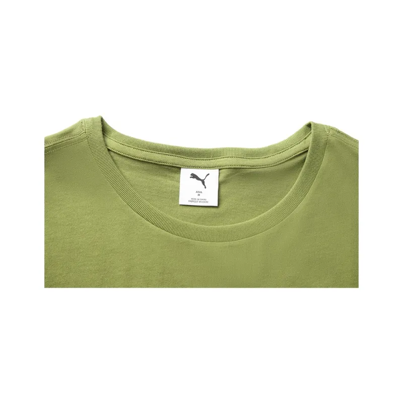 PUMA T Shirt Unisex Olive Green-2