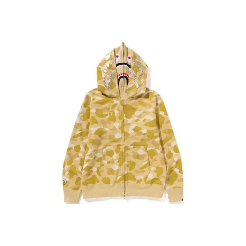 Bape Color Camo Double Shark Full Zip Hoodie SS24-6