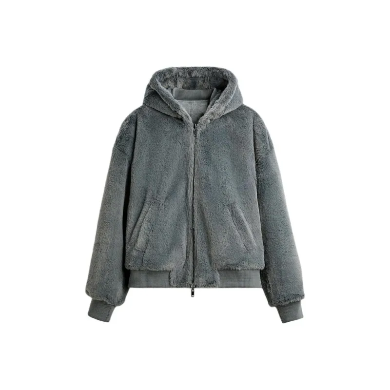 ZARA Jackets Men Gray-2