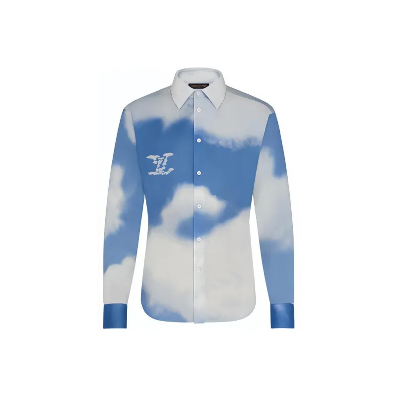 LOUIS VUITTON New Quarterly Products Of LV Shirt Men's White-0