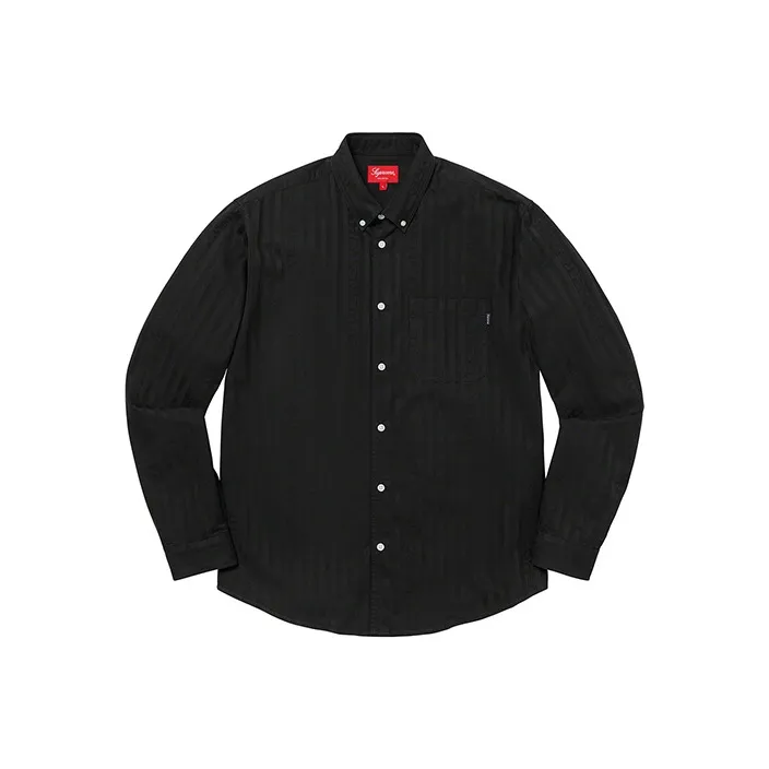 Supreme Jacquard Stripe Twill Shirt-1