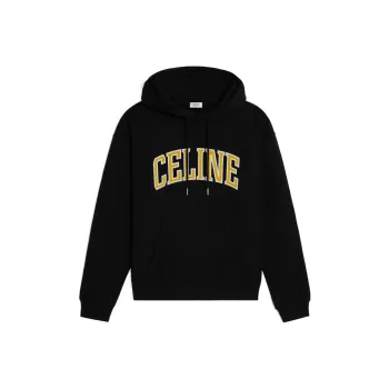 CELINE Loose Hoodie In Cotton Fleece