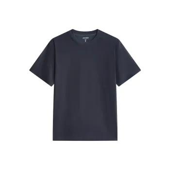 ZIOZIA x TONGQINNANZHUANG Summer T Shirt Men's Navy Blue