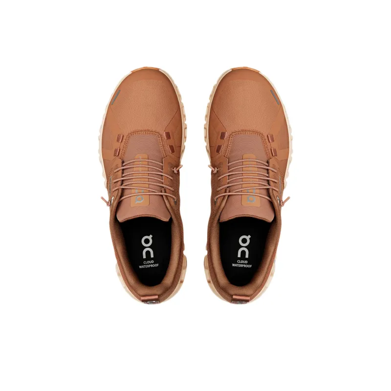 On Running Cloud 6 Waterproof SandstOne BlOnde Women's-3
