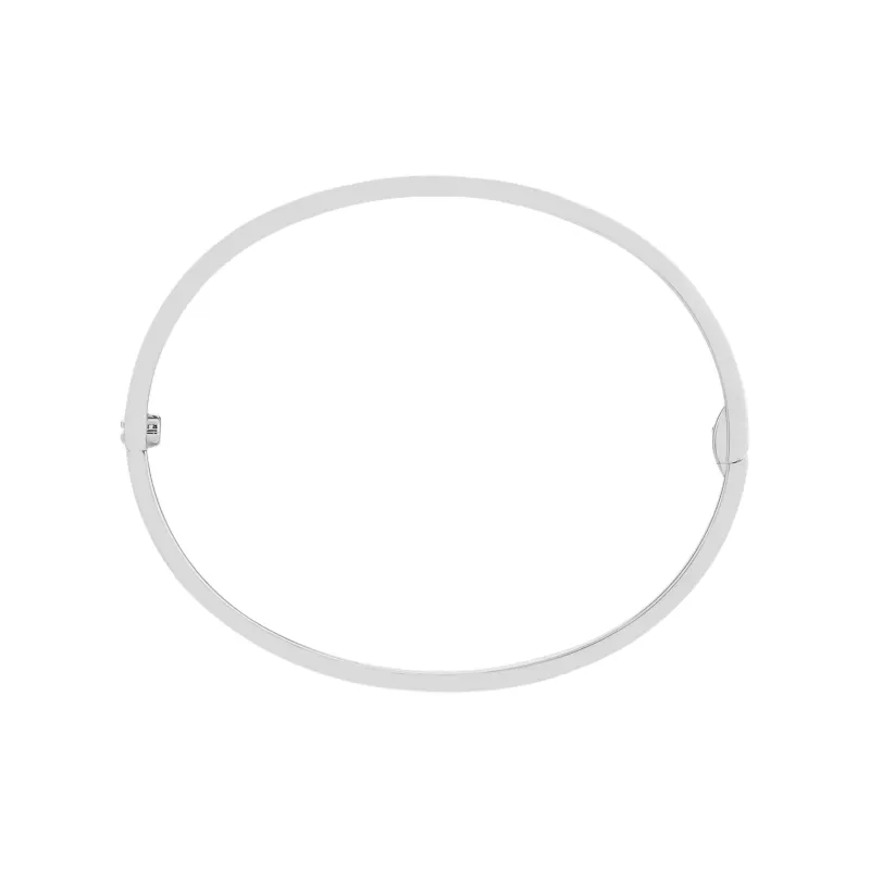 CARTIER 18K White Gold Bangles Unisex White Gold-2
