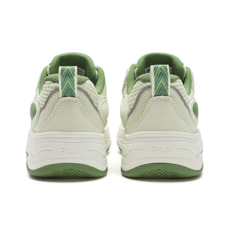 FILA VIBE Breathable Low Top Skateboard Shoes Women's Fluorescent Green-3