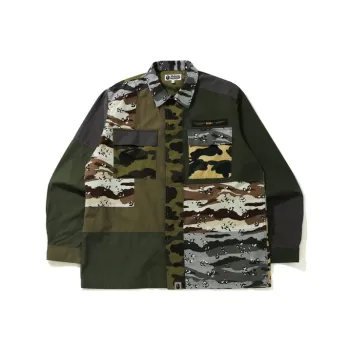 A BATHING APE Shirts Men Green