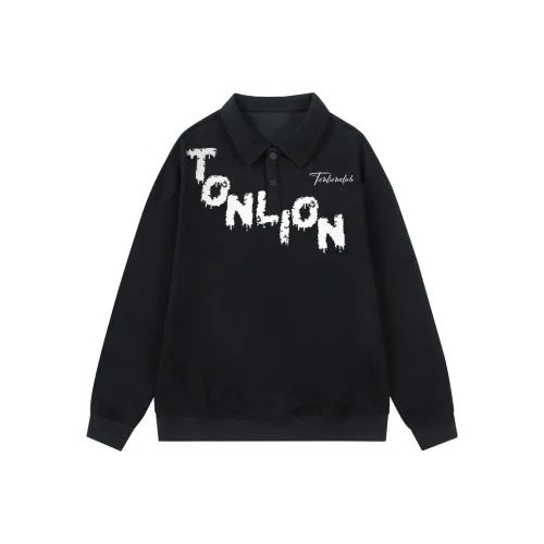 Tonlion Sweatshirt Unisex Black