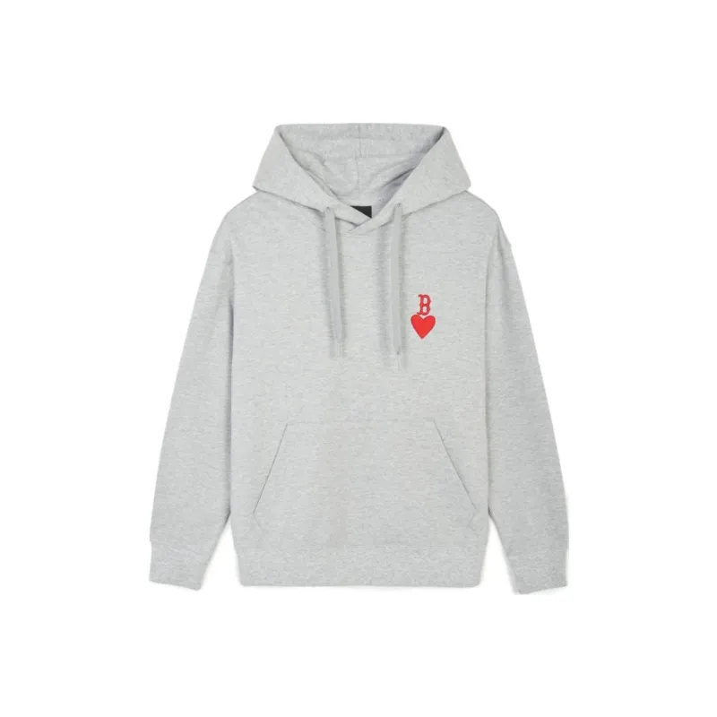 MLB SS24 Boston Red Sox Sweatshirt Unisex Light Gray-0