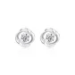 999 Fine Silver-Mobius Stud Earrings
