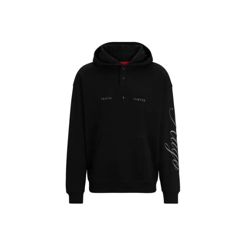 HUGO BOSS SS24 Sweatshirt Men's Black-0