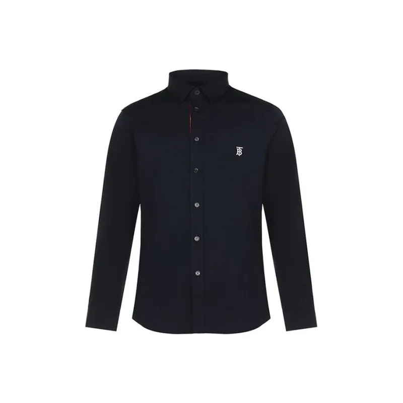 Burberry Monogram Motif Cotton Shirt-0