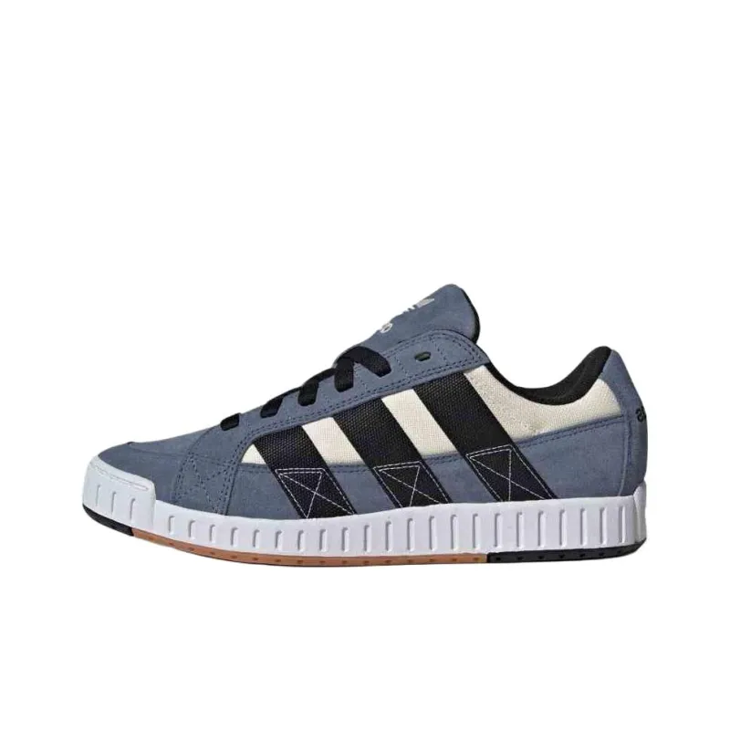 Adidas Originals LWST Anti Slip Wear Resistant Low Top Skateboard Shoes Unisex Blue Black White-0