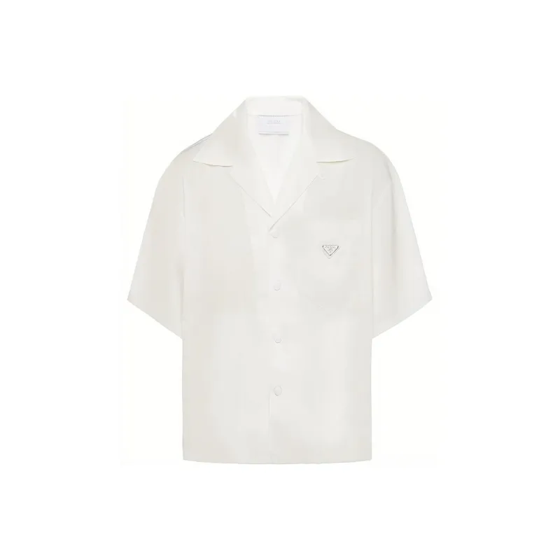PRADA Short Sleeved Recycled nylon Shirt-0