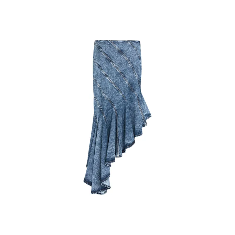 Alaia Spiral Midi Skirt-1
