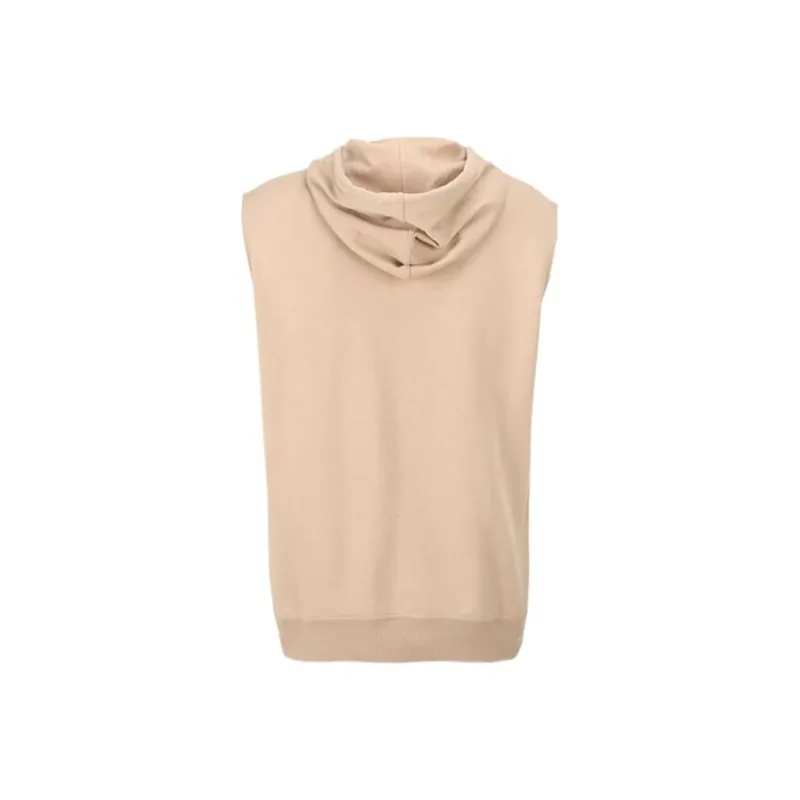 Brunello Cucinelli Sleeveless Cotton Hoodie-1