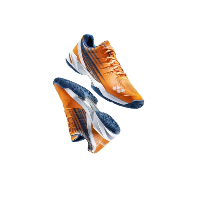 YONEX Slip Resistant Low Top Tennis Shoes Men's Orange-1