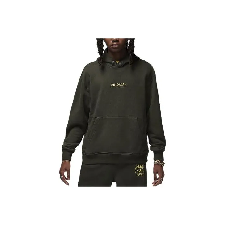 Jordan Paris Saint-Germain Sweatshirt Men's Olive Green-0
