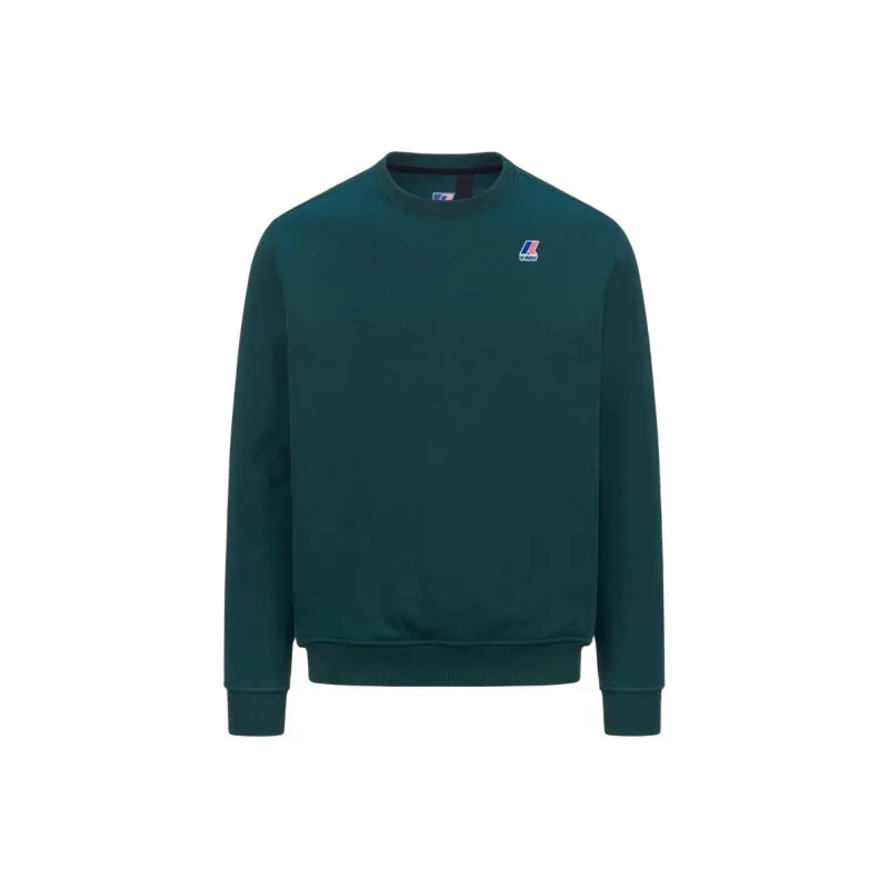 K WAY Sweatshirts Men Green-0