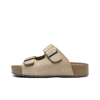 AGSDON PU Polyurethane PVC Polyvinyl Chloride Quiet Slide Slippers Women's