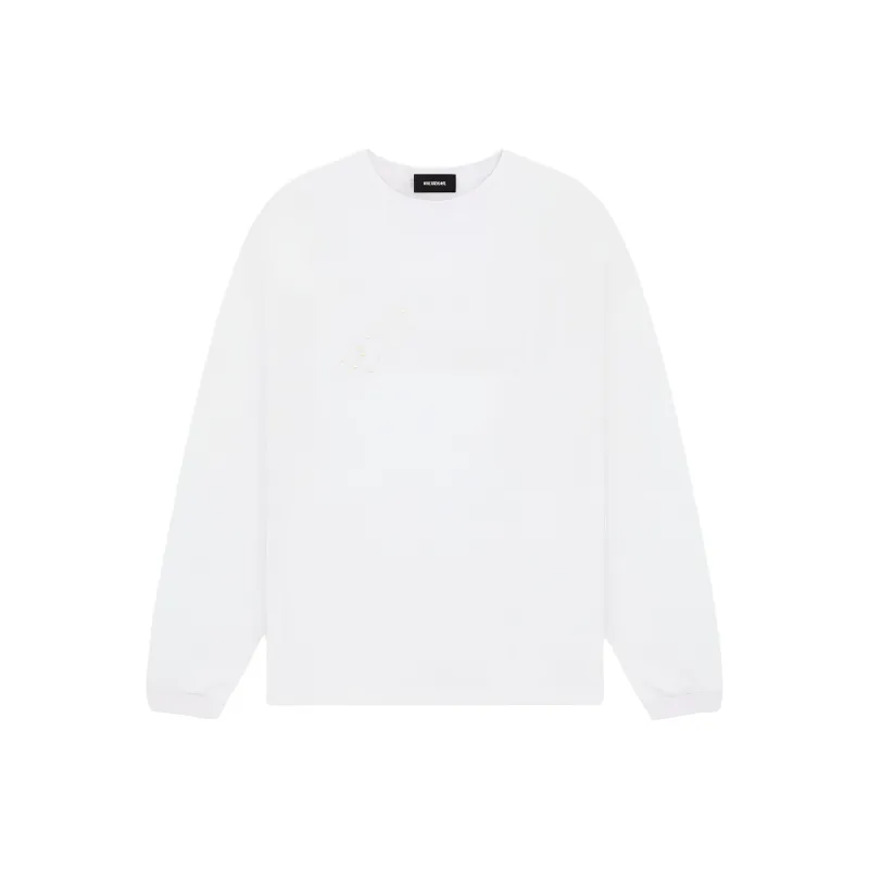 WE11DONE Faux pearl T shirt-0