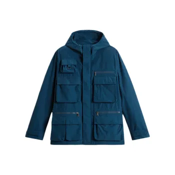 WOOLRICH SS25 Jackets & Coats Men's Blue