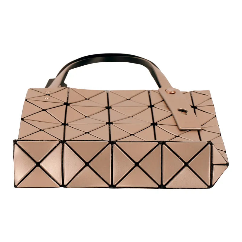 ISSEY MIYAKE Lucent Boxy Polyvinyl Chloride Resin Tote Bag, Shopping Bag, Shoulder Bag, Handbag Unisex Orange-3