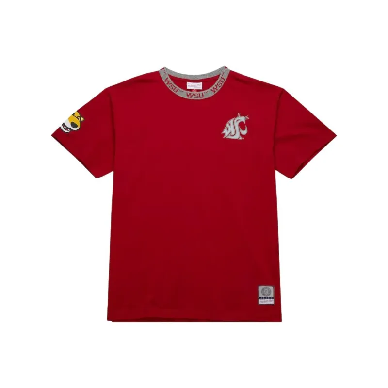 Mitchell & Ness x NCAA T Shirt Men's Red-0