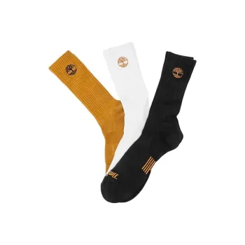 Timberland Knee High Socks Unisex 3 Pack Wheat
