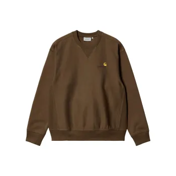 Carhartt WIP American Script Sweatshirt Sweatshirt Men's Brown