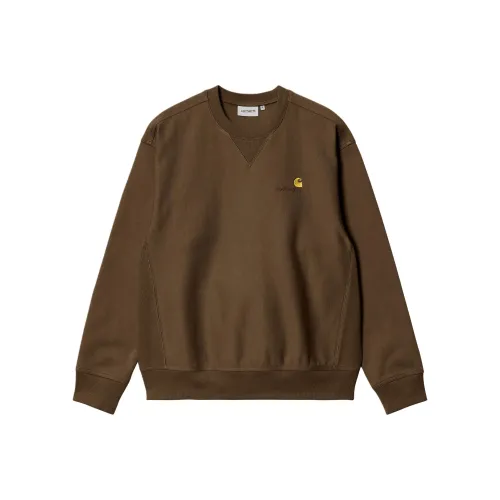 Carhartt WIP American Script Sweatshirt Men's Brown