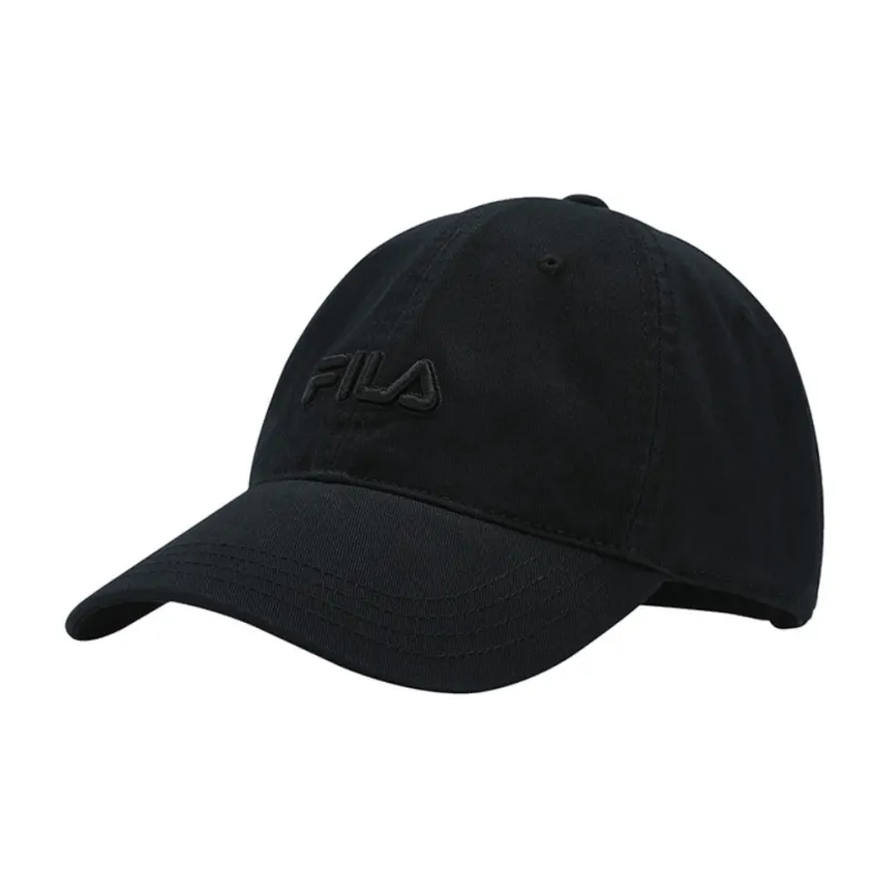 FILA Lifestyle Cotton Baseball Caps Men's Jet Black-1