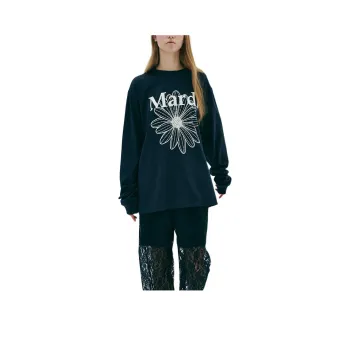 MARDI MERCREDI T Shirts Unisex Marine Blue Ivory White