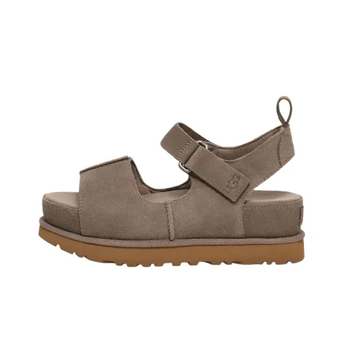 UGG Goldenstar Hi One Strap Sandals Women's Smoke Plume Gray