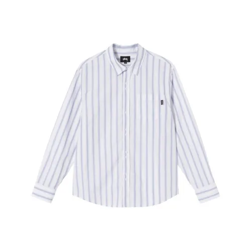 Stussy Shirts Men Light Blue