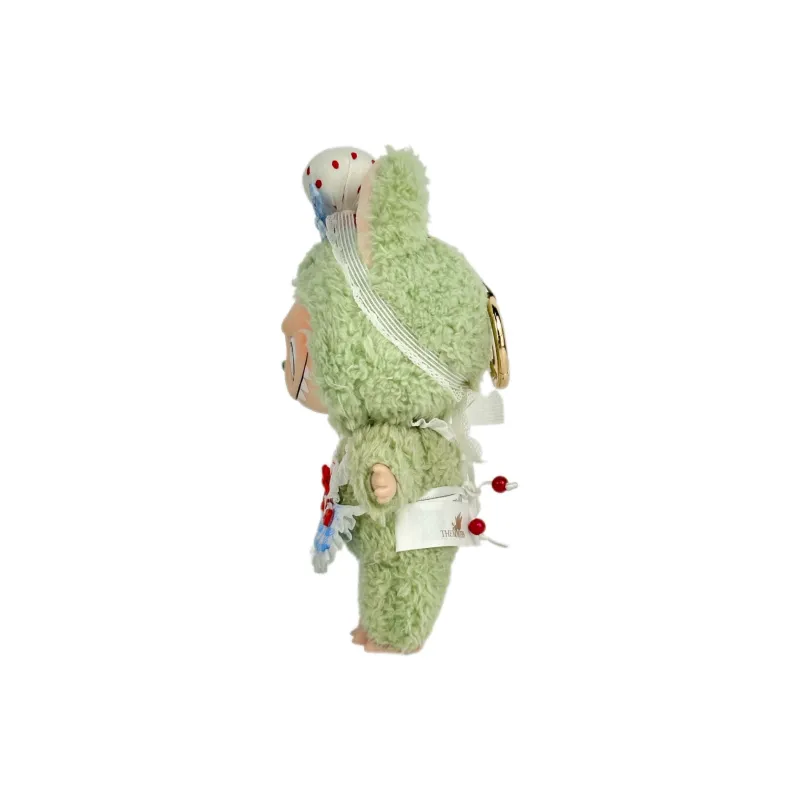 [Modified Doll] POP MART Labubu THE MONSTERS Heartbeat Macaron Collection, Little Chef, Cute Hang Tag Box 17cm-9