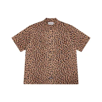 Wacko Maria X Dickies Shirts Unisex Leopard Print