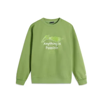 LiNing Sports Life Collection Sweatshirt Men's Dense Green