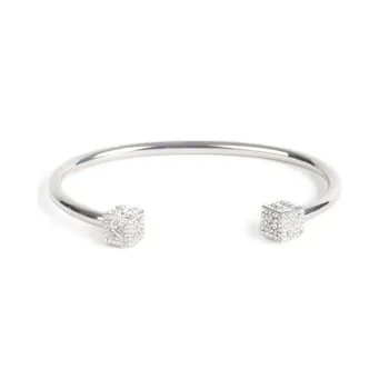 OFF WHITE Cubic detail Open cuff Bracelet