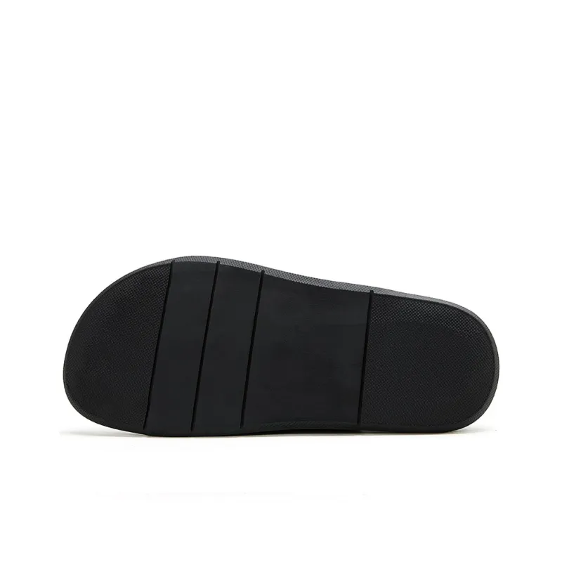 QIE Abrasion Resistant Slide Slippers Men's Black-6