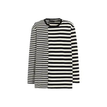 Yohji Yamamoto FW24 T Shirt Unisex Black Beige
