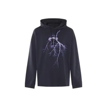 Givenchy Lightning Printed Drawstring Hoodie