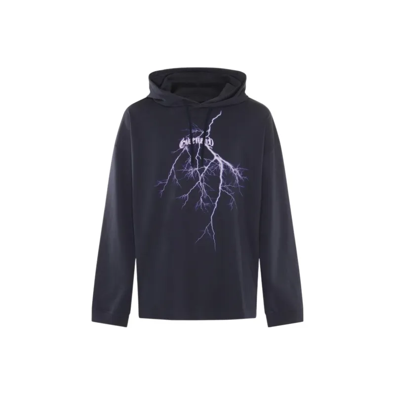 Givenchy Lightning Printed Drawstring Hoodie-0