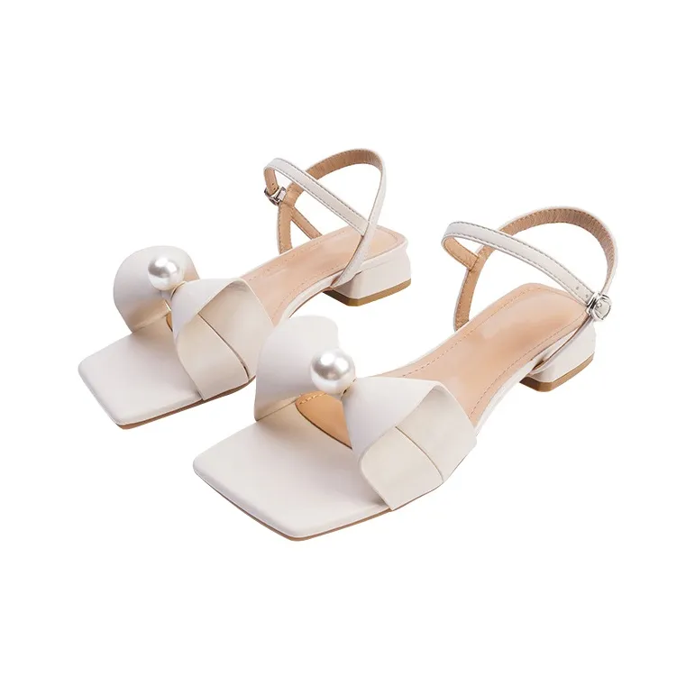 TADSW Strap Sandals 3cm Women's Apricot-1