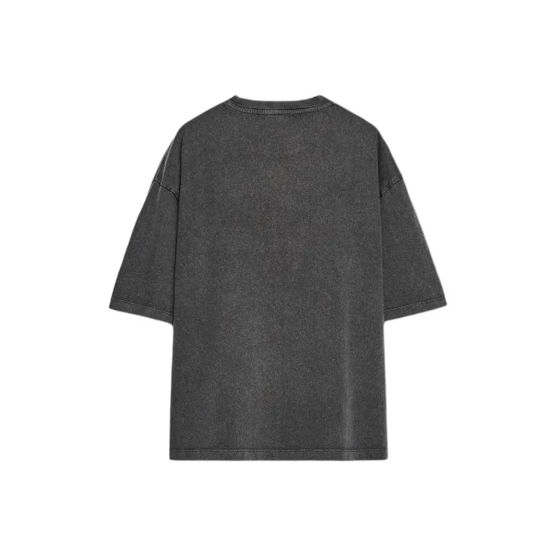 ZARA Drop Shoulder Sleeve T Shirt Women's Black-1