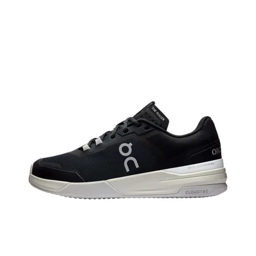 On THE ROGER Advantage Pro Anti Slip Wear Resistant Low Top Tennis Shoes Men's Black