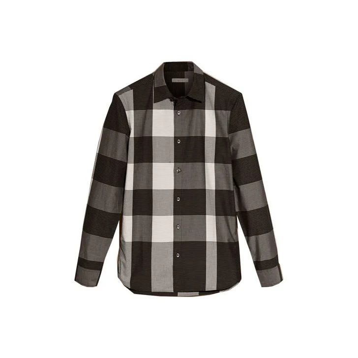 Burberry Shirts Men Black-0