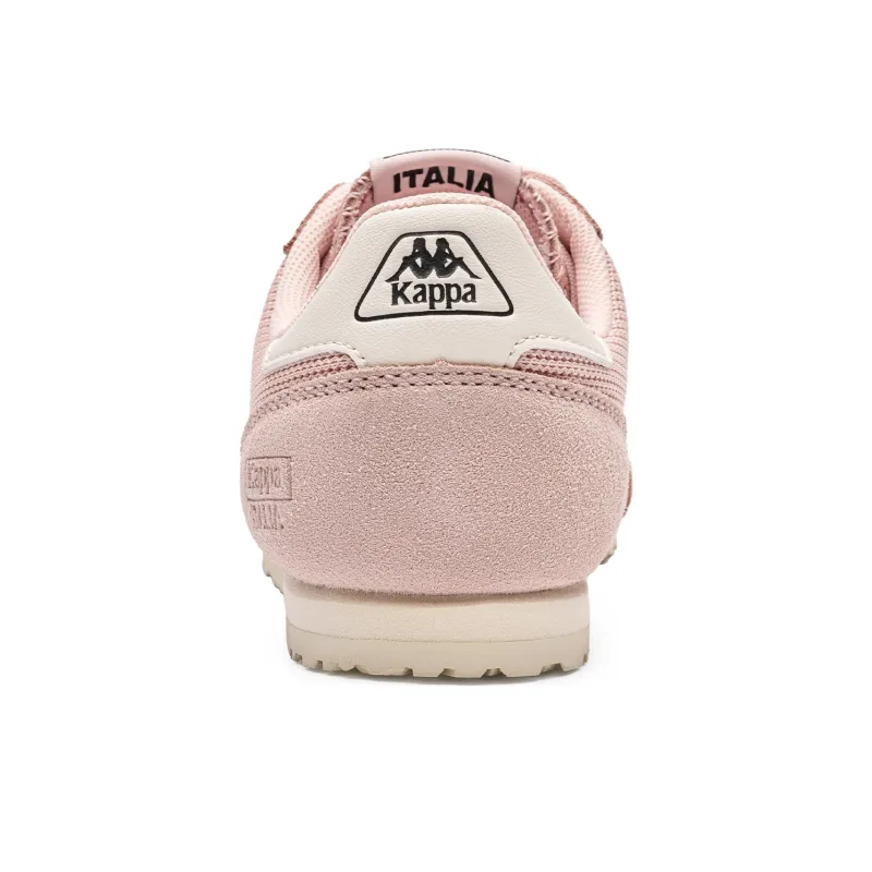Kappa O.Lite70 Back to Back Anti Slip Wear Resistant Low Top Skateboard Shoes Women's Pink White-4